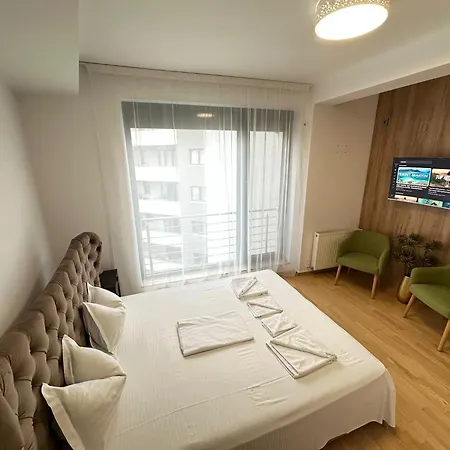 Centru Unirii Luxury Vip Palmier Apartament 2 Cu Terasa Exterioara Amenajata ! Parcare Subterana Privata Climatizata Si Supravegheata Video Dar Doar Cu Rezervare In Limita Locurilor Disponibile !proprietate In Regim Hoteliep - Nu Are Bucatarie Apartman *